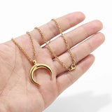 Stainless Steel Moon Chain Necklace For DIY Jewelry Making