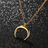 Stainless Steel Moon Chain Necklace For DIY Jewelry Making