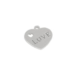 4pcs Stainless Steel Earrings Stamping Blank Tags Pendants DIY Charm Jewelry