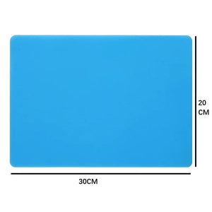 Waterproof Silicone Workbench Mat for Epoxy Jewelry Making Pink