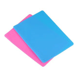 Waterproof Silicone Workbench Mat for Epoxy Jewelry Making Pink