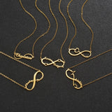 Sifisrri Personalized Name Necklace Heart Pendant Stainless Steel Choker Chains