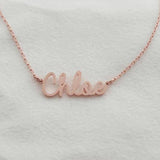 Personalized Stainless Steel Name Necklace for Men and Women