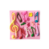 Silicon Music Note Glue Mold Cake Decoration Tool