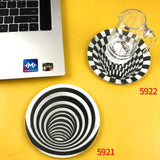 Geometric Spiral Coaster Resin Mold DIY Crafts