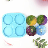 Circle Phone Holder Silicone Mold for Epoxy Resin Casting