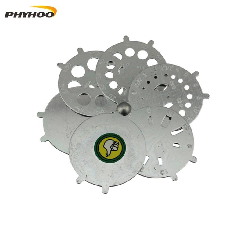 6pcs Gemstone Jewelry Diamond Caliper Tool for Measuring Circle/Ellipse
