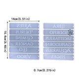 R3MC Resin Mold Rectangle Silicone for Epoxy Casting Keychain Jewelry