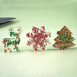 Christmas Resin Mold Snowflake Christmas Tree Silicone Molds