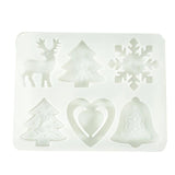 Christmas Resin Mold Snowflake Christmas Tree Silicone Molds
