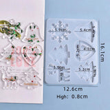 Christmas Resin Mold Snowflake Christmas Tree Silicone Molds