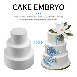 Cake Dummy Set 4 inch 6 inch 8 inch