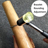 Wood Oval Bracelet Bangle Mandrel for Jewelry Repair