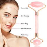 Rose Quartz Slimming Face Massager Natural Jade Facial Massager