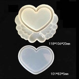 Silicone Mold Storage Box Heart Moon Sakura Crown Shape Jewelry Making DIY Craft