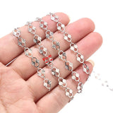 6MM Stainless Steel Flower Chain for DIY Choker Necklace