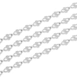 6MM Stainless Steel Flower Chain for DIY Choker Necklace