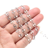 6MM Stainless Steel Flower Chain for DIY Choker Necklace