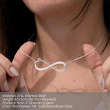 Manco Letter Choker Necklace Stainless Steel Nameplate Gift