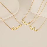 Arabic Name Necklace for Women Personalized Stainless Steel Choker