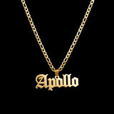 Acheerup Personalized Name Necklace Stainless Steel Thick Cuban Chain
