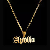 Acheerup Personalized Name Necklace Stainless Steel Thick Cuban Chain
