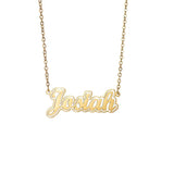 Atoztide Personalized Stainless Steel Name Necklace with Line Choker