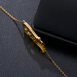 Atoztide Personalized Nameplate Necklace for Women