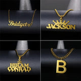 Personalized Name Necklace with Crown Glamour