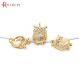 6PCS 7.5x12MM Owl Charms Pendants Jewelry Making Diy Findings