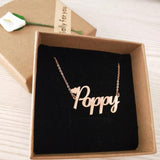 Custom Name Necklace Personalized Initials Charm Letter Necklaces Jewelry Gift
