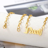 Personalized Name Necklace English Name Jewelry Stainless Steel Necklace Pendant
