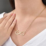 Infinity Symbol Necklace - Personalized Gift for Her