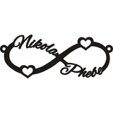 Nextvance Heart Infinite Name Necklaces - Personalized Stainless Steel Gift