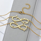 Nextvance Heart Infinite Name Necklaces - Personalized Stainless Steel Gift