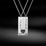 Lemegeton Personalized Name Necklace For Women Couples Engraving Name