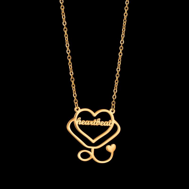 Personalized Name Necklace Stainless Steel Pendant