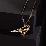 Personalized Name Necklace Stainless Steel Pendant