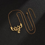 Personalized Name Necklace Stainless Steel Pendant