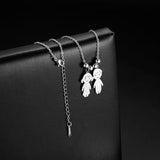 Personalized Children's Name Necklace Engraved Pendant Jewelry Gift