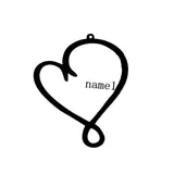 Personalized Family Name Heart Necklace