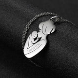 Skyrim Family Pendant Necklace Stainless Steel Jewelry Mother's Gift