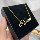 Personalized Heart Pendant Necklace Stainless Steel Chain