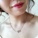 Personalized Name Pendant Necklace Stainless Steel Nameplate Women's Jewelry