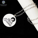 SOMESOOR Photo Printed African Wooden Pendant Necklace