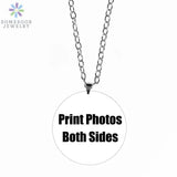 SOMESOOR Photo Printed African Wooden Pendant Necklace