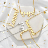Custom Stainless Steel Name Necklace Choker Pendant Gift