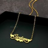 Custom Stainless Steel Name Necklace Heart Pendant Jewelry
