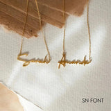 Stainless Steel Initial Name Choker Necklace Personalized Letter Pendant