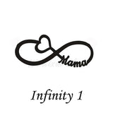 Personalized Infinity Name Necklace for Women Stainless Steel Pendant Jewelry